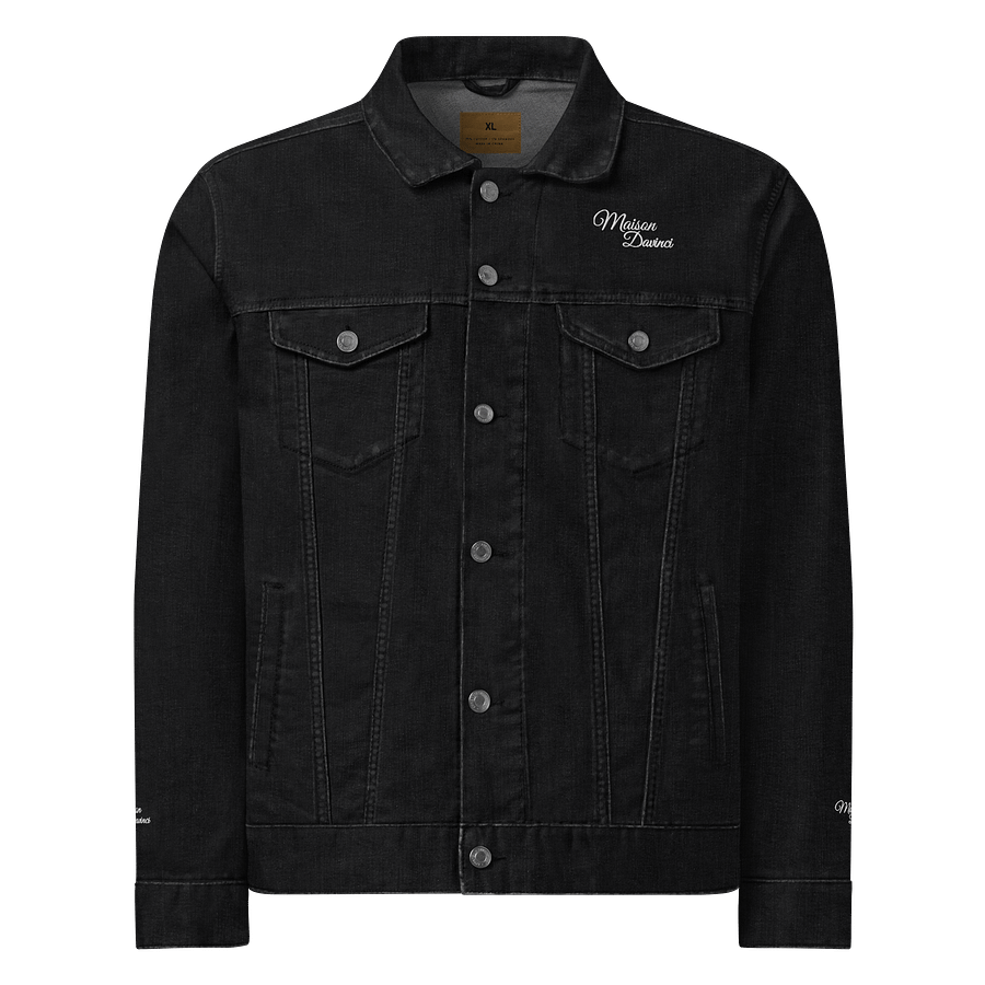 Elegant Script Denim Jacket product image (1)