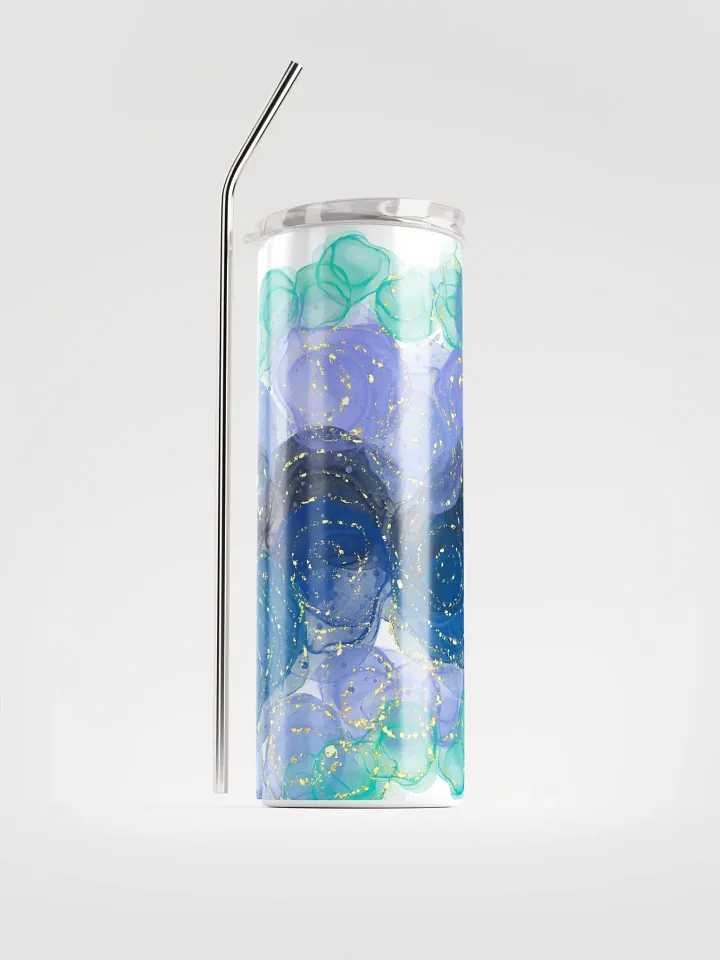 Shimmering Circles Stainless Steel Tumbler product image (1)