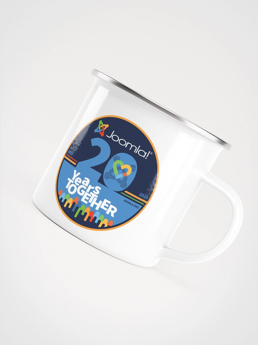 Joomla! 20th Anniversary Edition<br /> — Enamel Mug — product image (5)