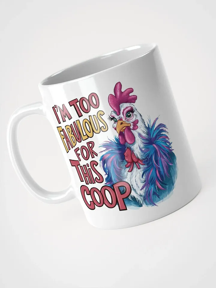 Fabulous Feathers White Mug product image (2)