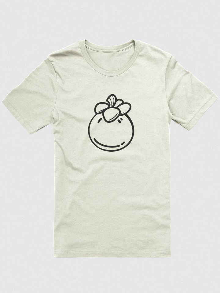 Mangosteen Fruit Shirt Black Outline Unisex Bella Canvas 3001 product image (1)