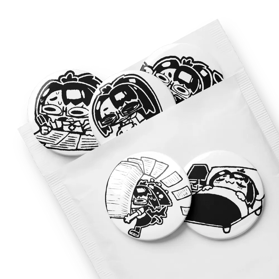 5x Struggle Button Pins (L) product image (8)