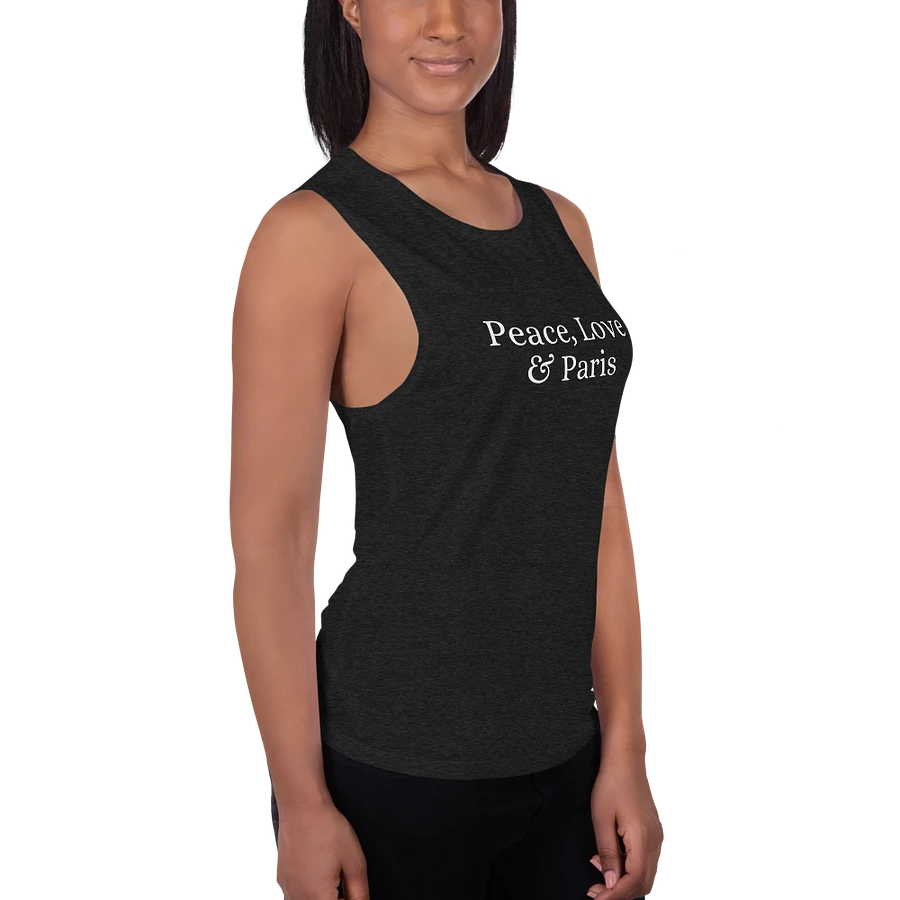 Peace, Love and Paris Women's Flowy Muscle Tank product image (6)