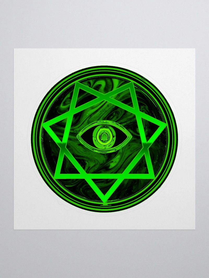 Seven Pointed Star Sticker