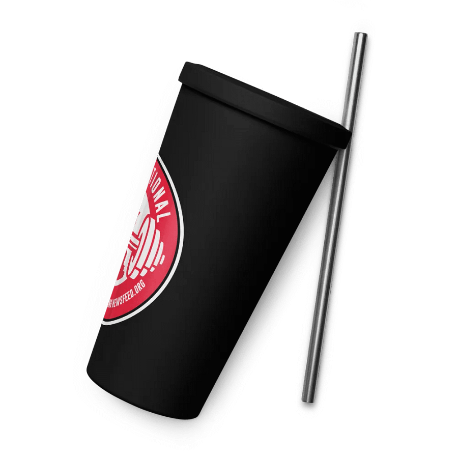 IFBNewsfeed.Org's Insulated Tumbler with a Straw product image (8)