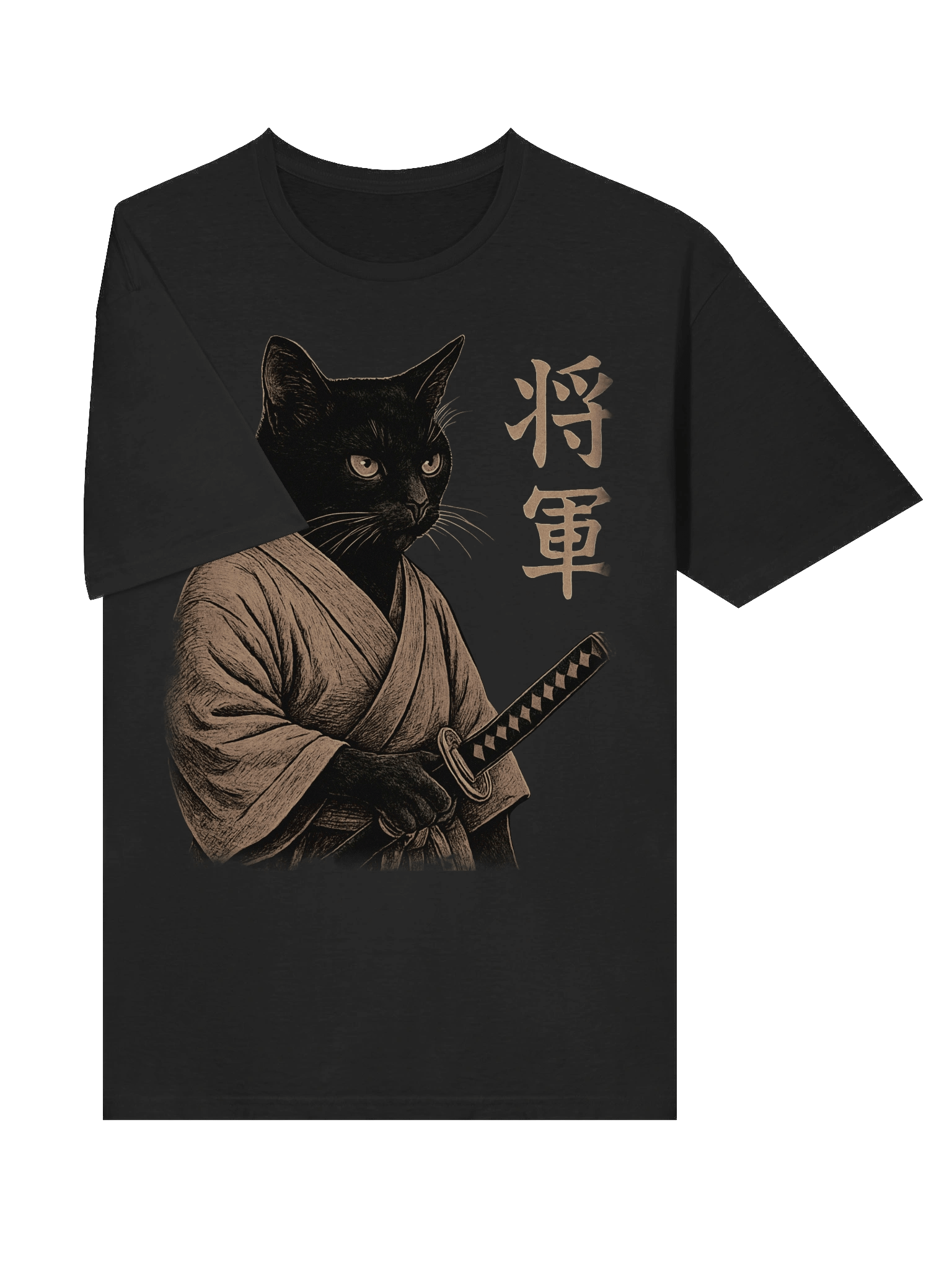 Samurai Cat Ukiyo-e T-Shirt product image (5)