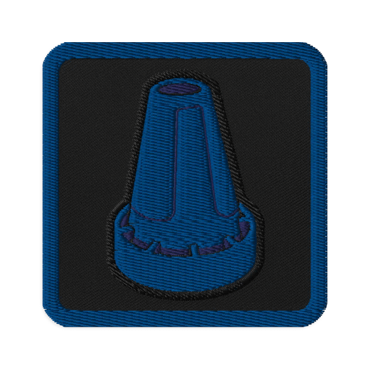 Blue Cone Embroidered Patch product image (1)