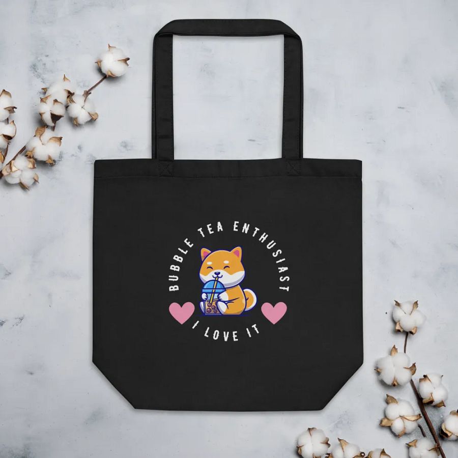 Bubble Tea Enthusiast Eco-Friendly Tote Bag product image (3)