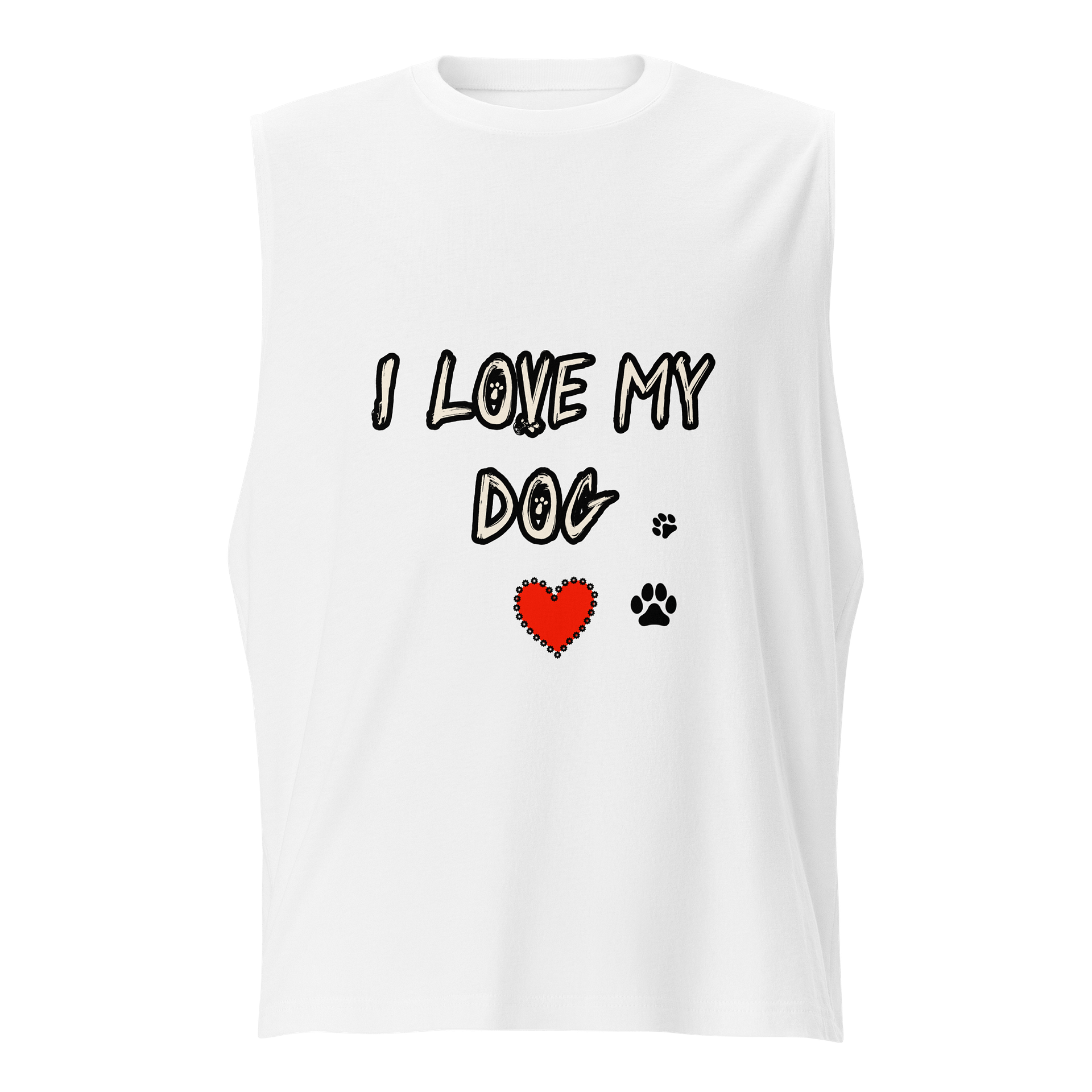 Paw-some Love Muscle Tank product image (1)