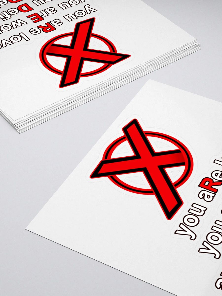 ReddX Affirmation Kiss Cut Stickers product image (10)
