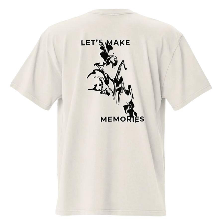 Let's Make Memories Oversized Premium Tee V3 product image (1)