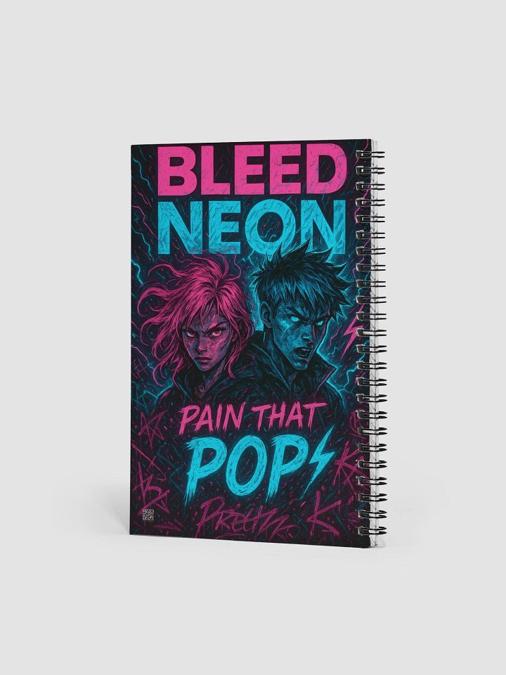 Bleed Neon Spiral Notebook product image (2)