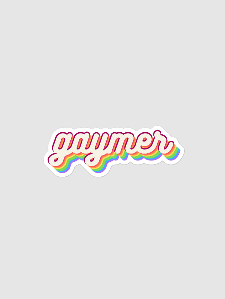 GAYMER STICKER - GAY PRIDE product image (1)