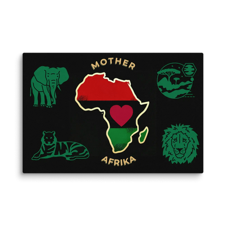 The Heart of Mother Afrika Canvas product image (4)