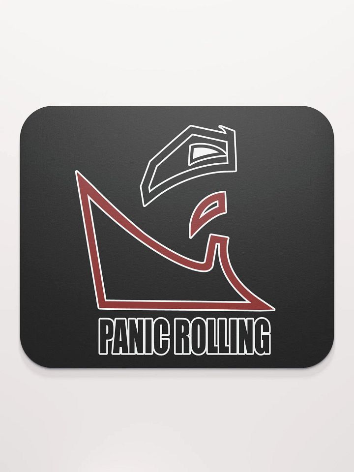 Panic Rolling Logo Black Mouse Pad product image (2)