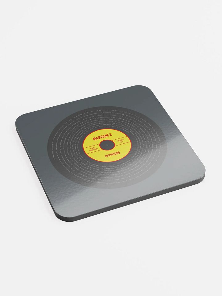 Maroon 5 - Payphone Vinyl Coaster product image (2)