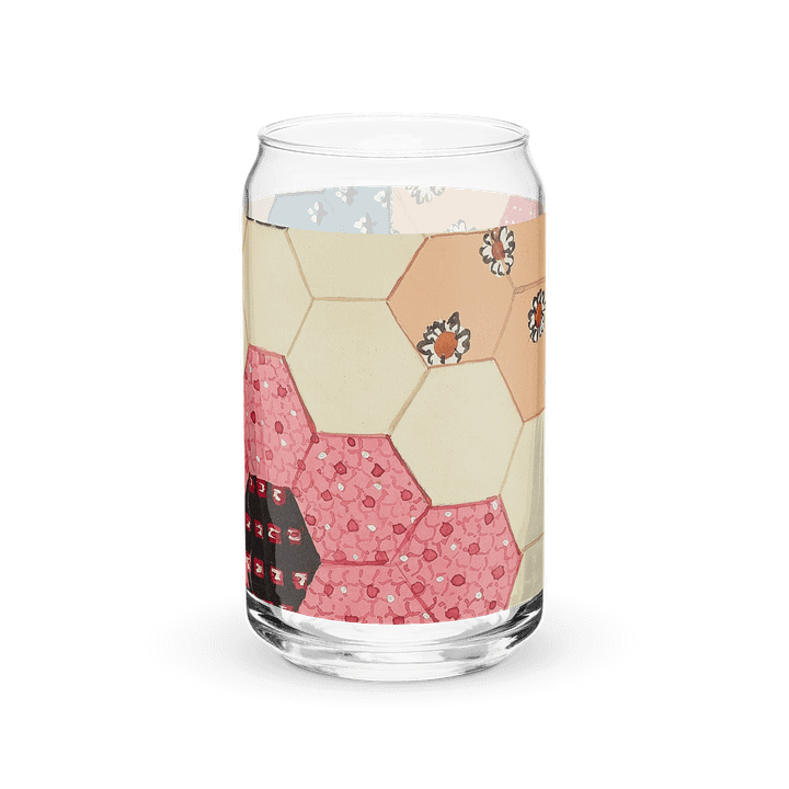 HexaQuilt. 16oz. Glass Tumbler product image (2)