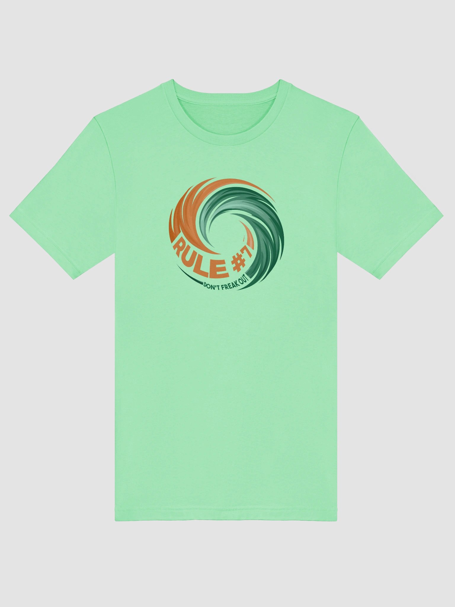 Women's Rule #7 T-Shirt Green and Orange product image (77)