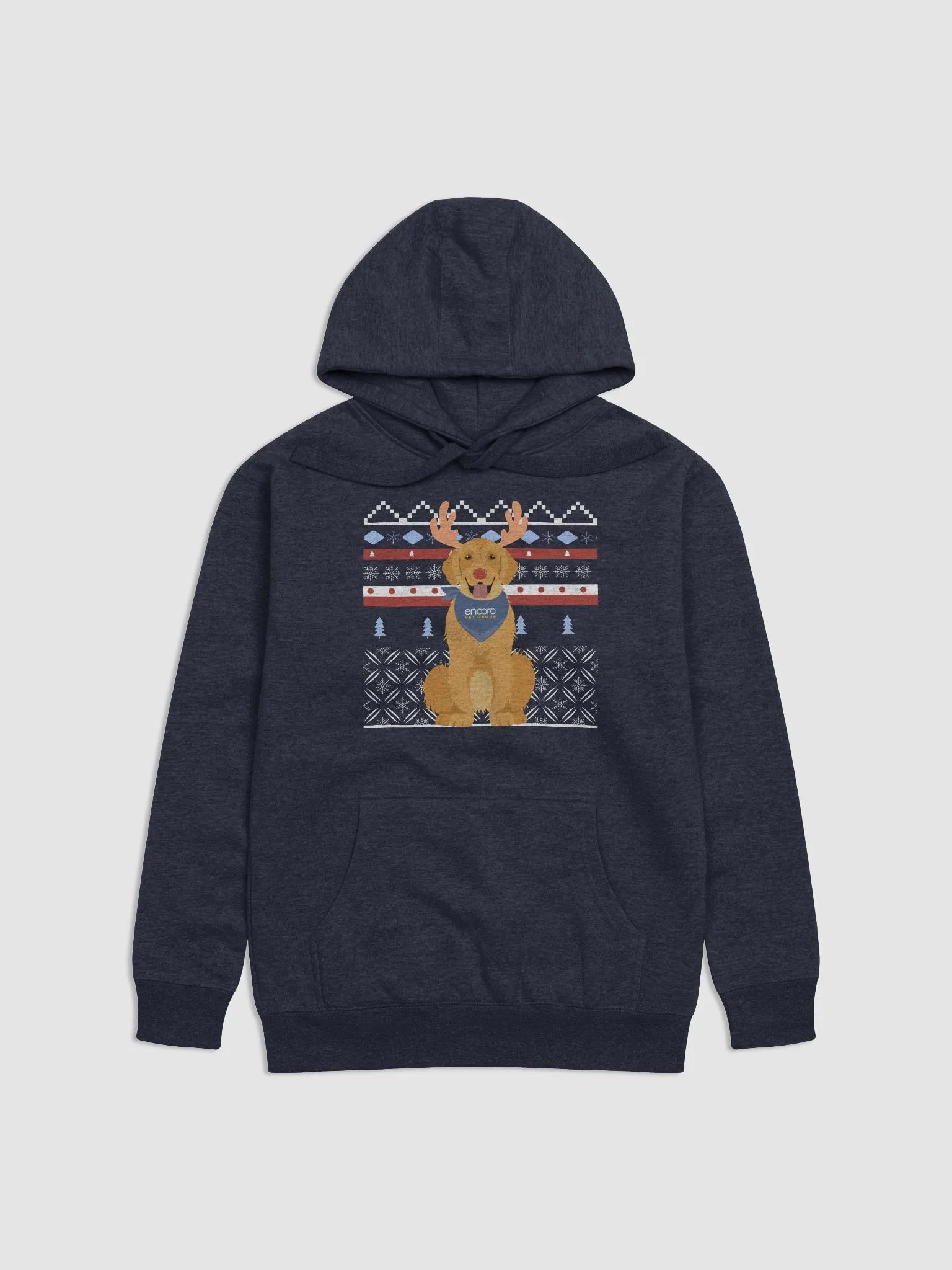 Festive Retriever Holiday Hoodie product image (1)