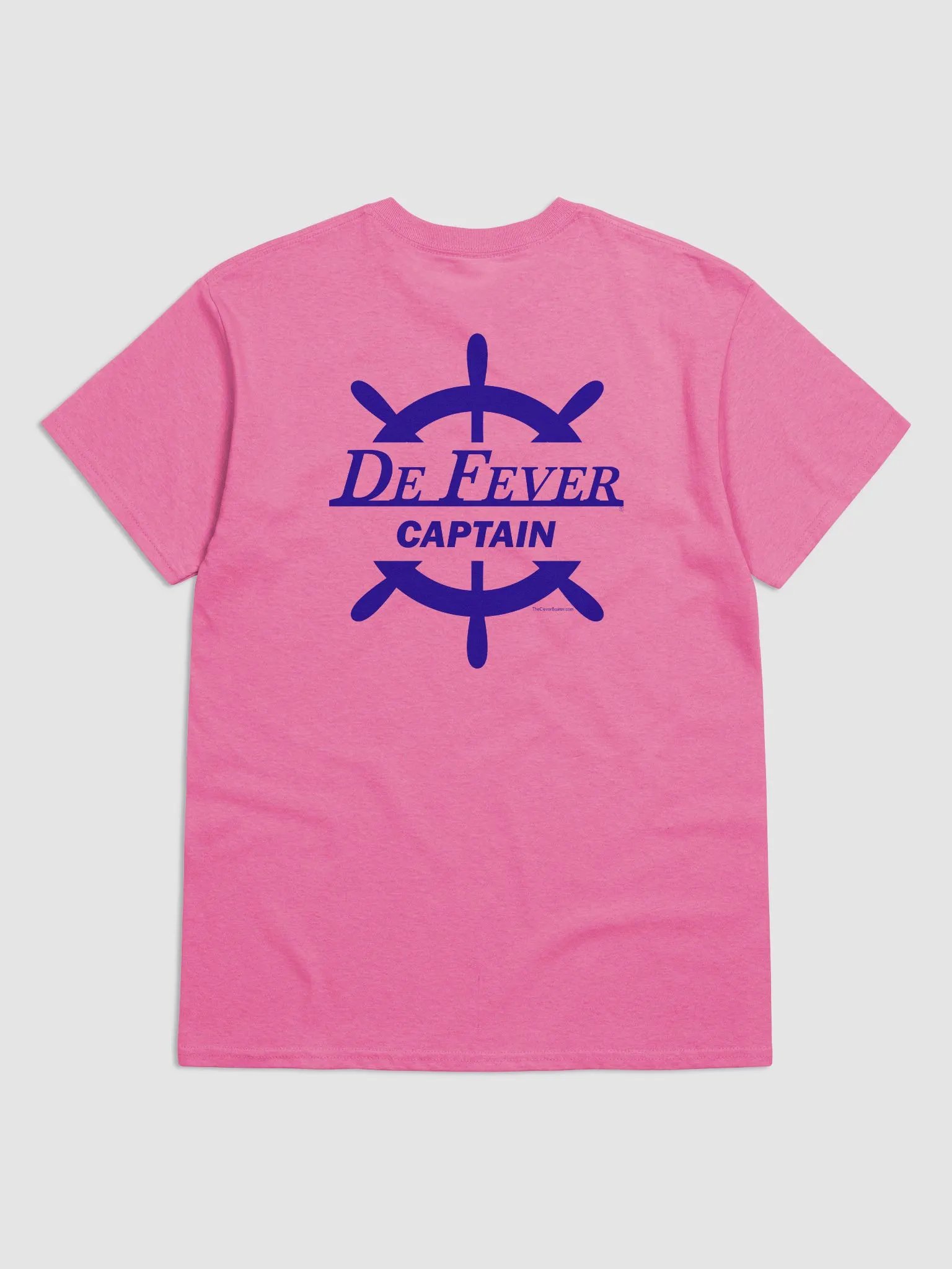 DeFever Captain - T-Shirt - Light Shirt w/Blue Logo product image (4)