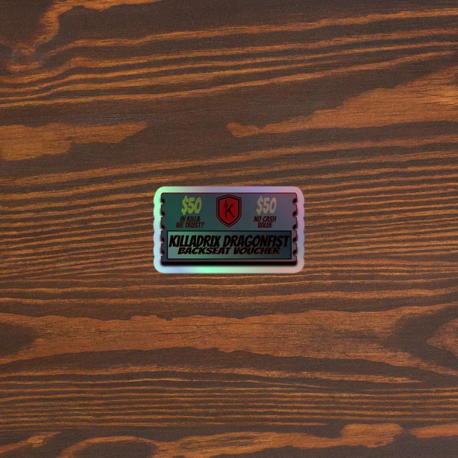 Killadrix Dragonfist $50 Holographic Backseat Voucher product image (5)
