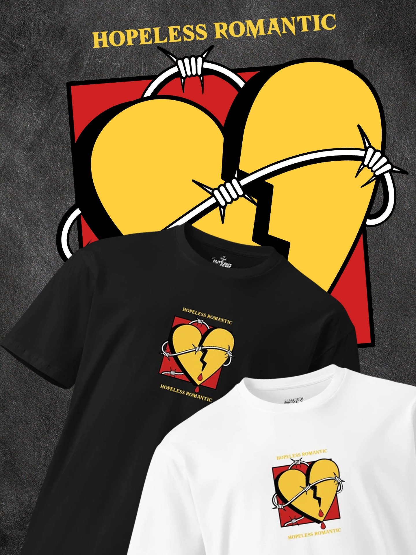 Hopeless Romantic Barbed Wire Tee product image (6)
