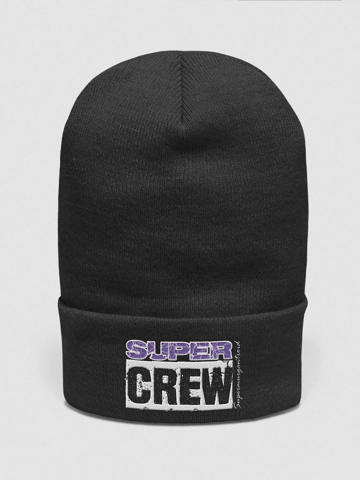 Super Crew - Purple Signature Series Dark Long Beanie product image (1)