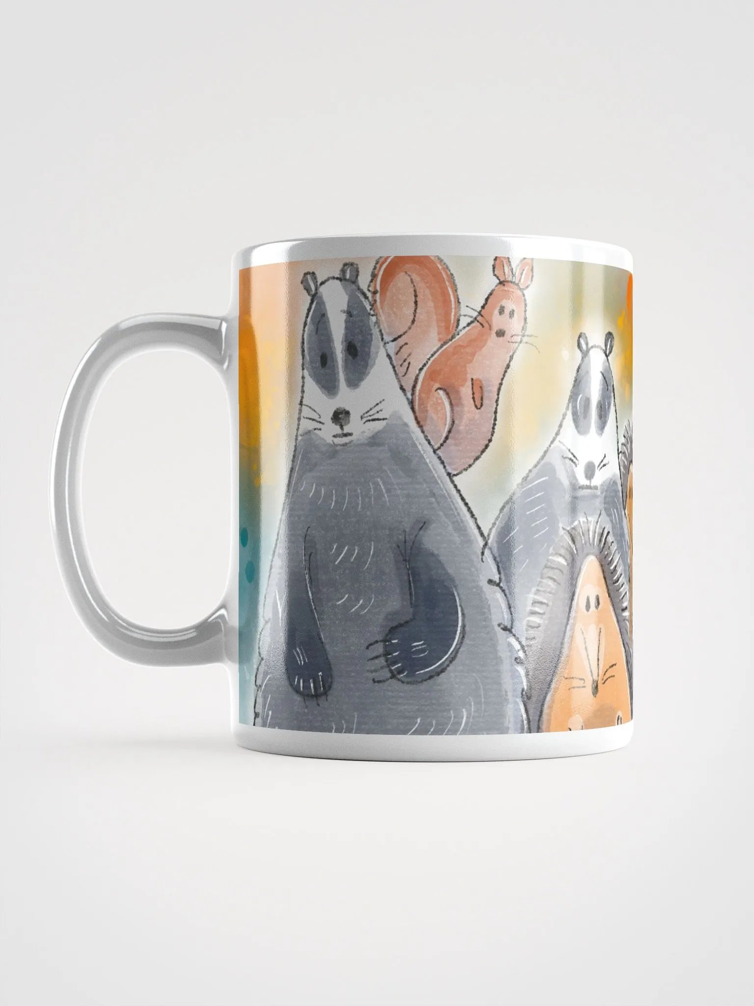 Woodland Friends Hand Drawn Illustrated Mug product image (6)