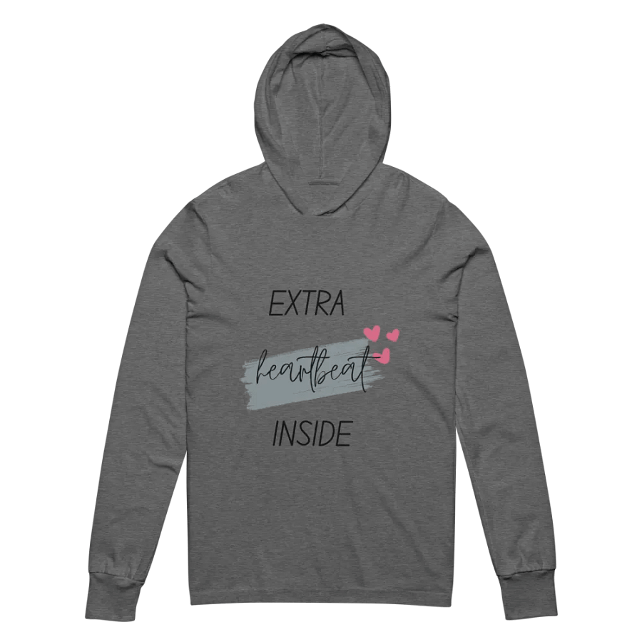 Extra Heartbeat Inside Hoodie,New Mom Hoodie, Baby Announcement Gift product image (18)