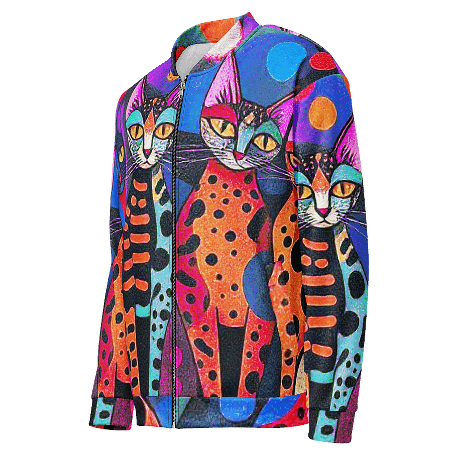 Orange Cats Bomber Jacket product image (3)