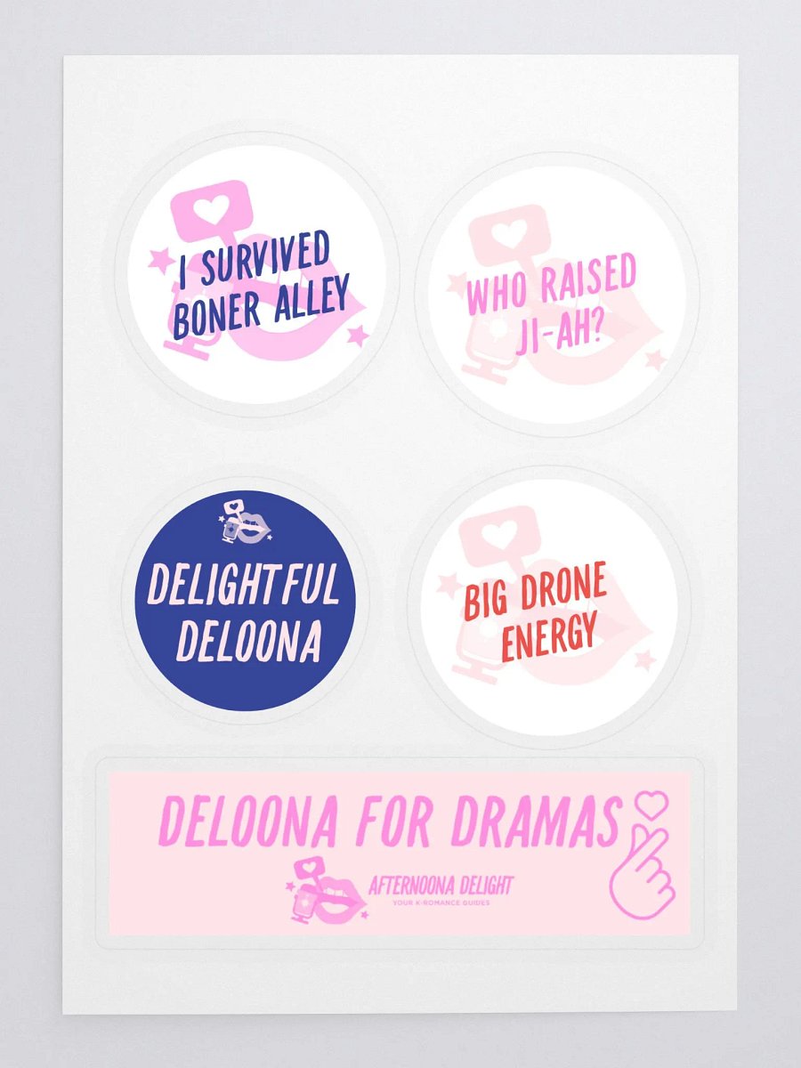 AfterNoona Delight DeLoona Sticker Sheet product image (3)