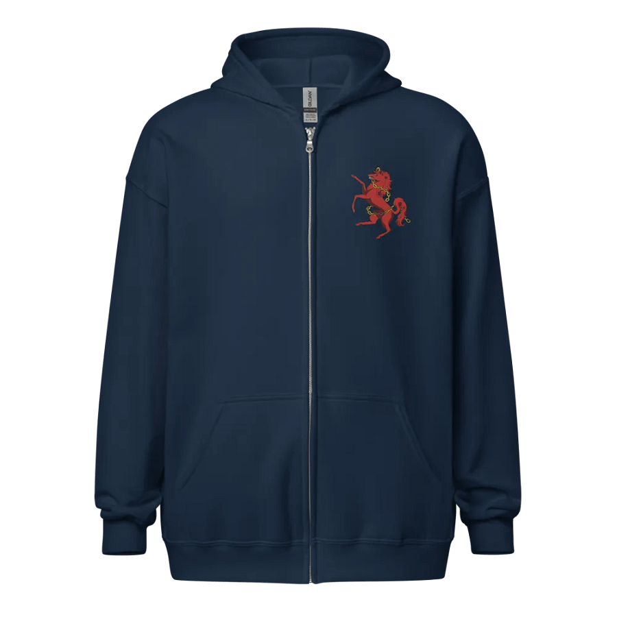 Sanguine Horse Zippered Hoodie product image (2)