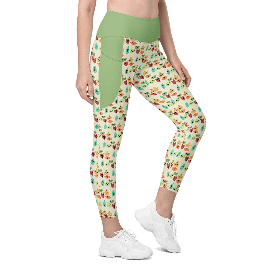 Korok Leggings w/Pockets - Olive product image (5)