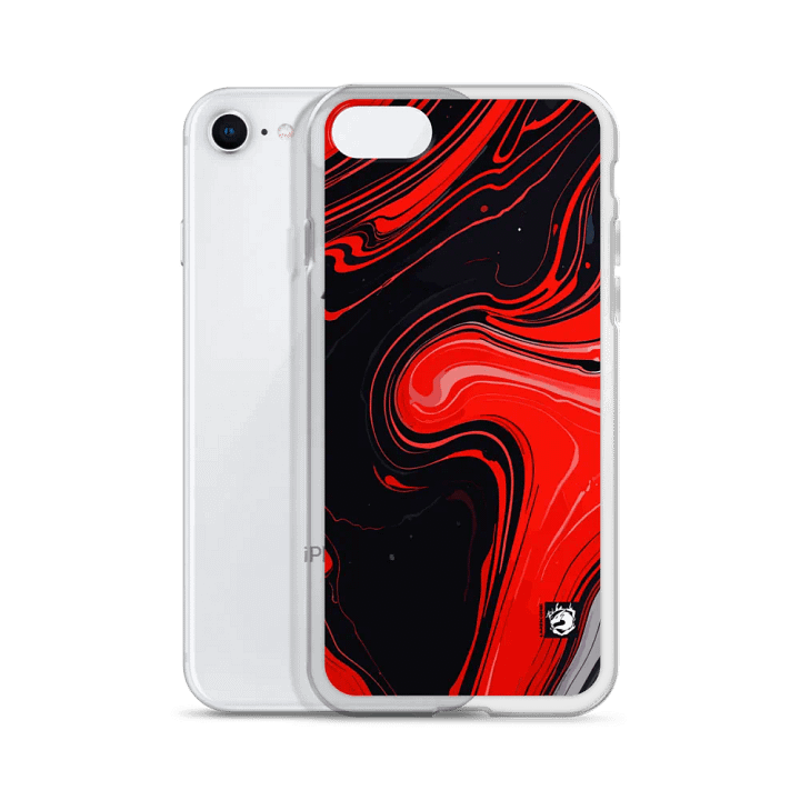 Dark Red Marble iPhone® Case product image (2)