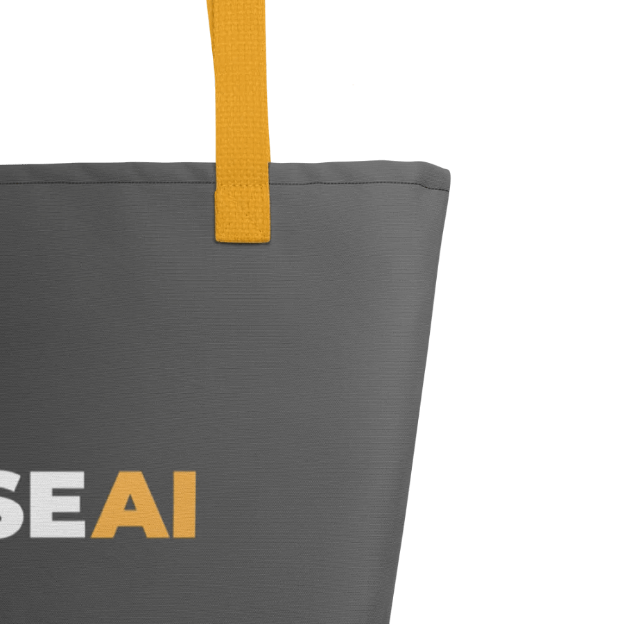 Large Tote Bag - Orange/Black product image (3)