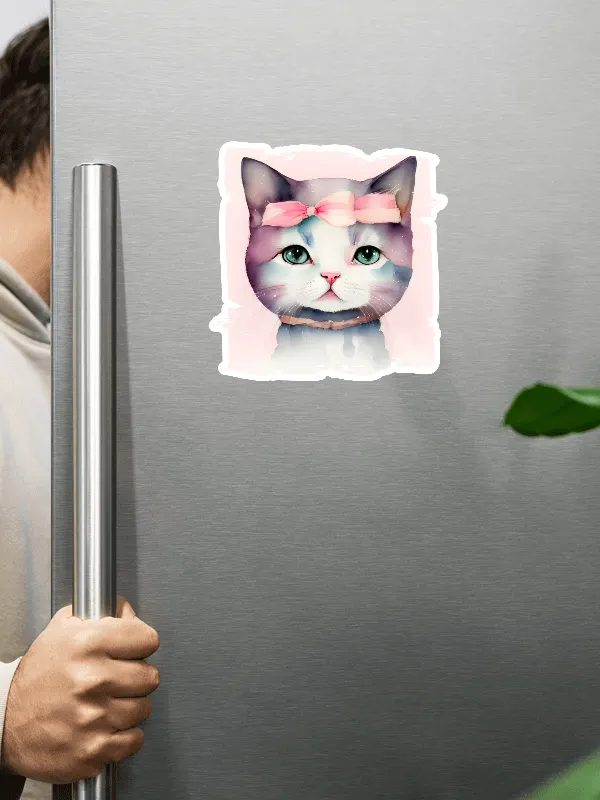 Pretty Kitty With Pink Bow product image (1)