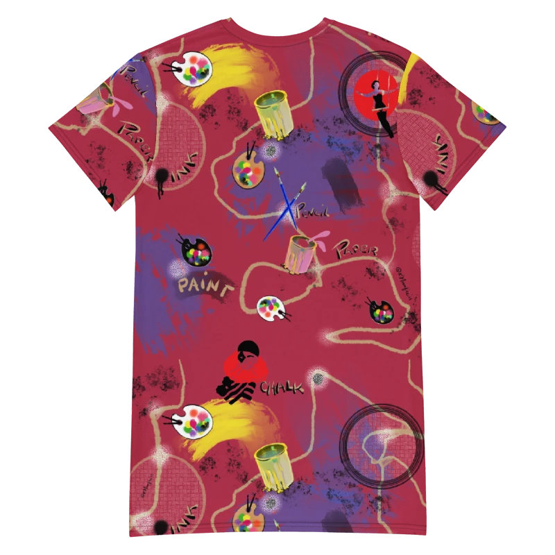 AbstractWear#3 T-Shirt Dress product image (5)