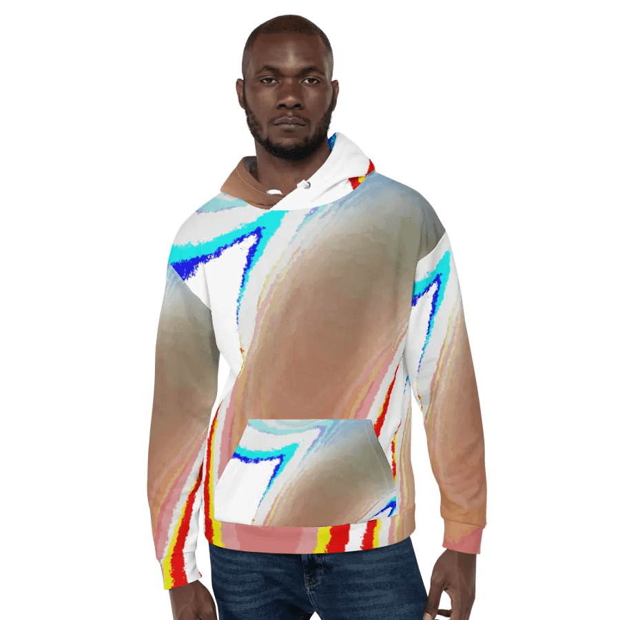 Cool Abstract Swirl Unisex Pull Over Hoodie product image (7)