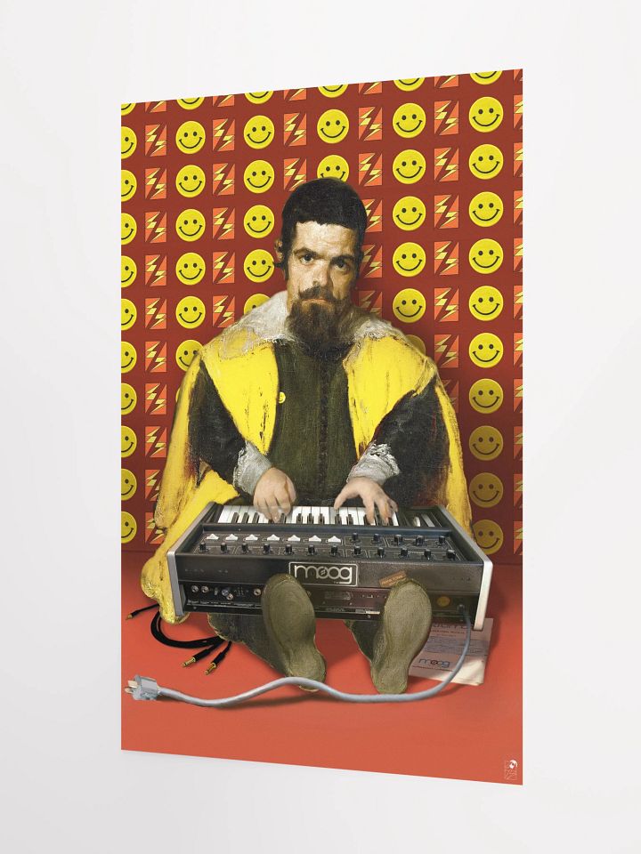 El Micromoog del Primo, Micromoog tribute by Frank Fonik, EDM Techno Enhanced Matte Poster product image (2)
