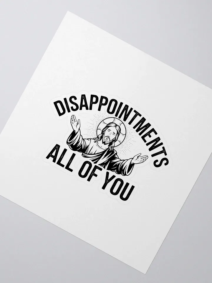 Divine Disappointment Kiss Cut Stickers product image (4)