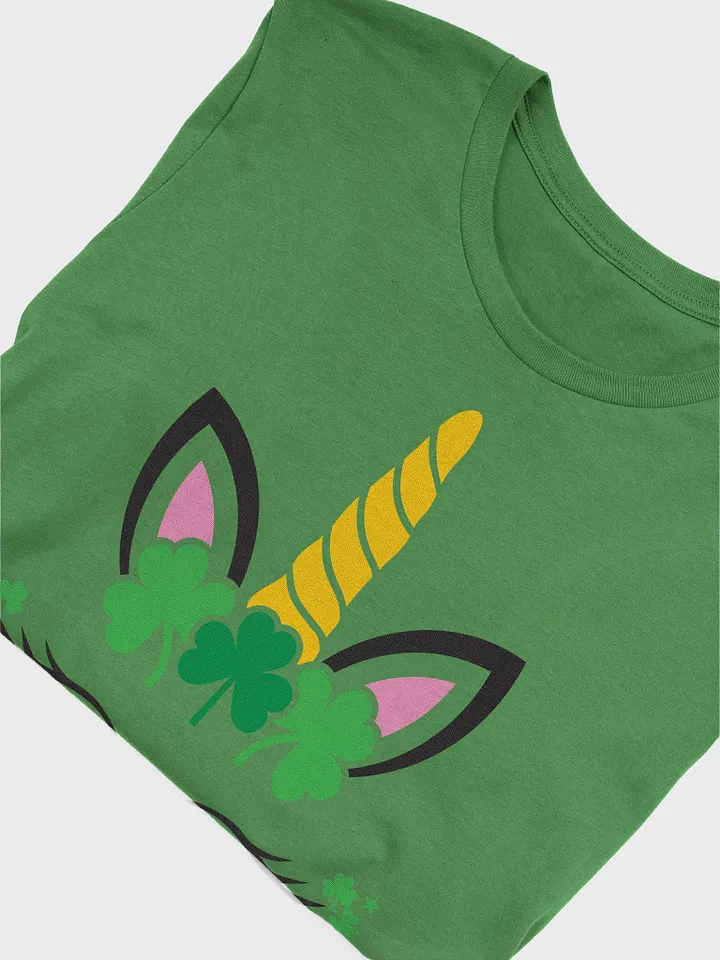Irish Unicorn ☘️ Supersoft T-shirt with Bright, Vibrant Print product image (2)