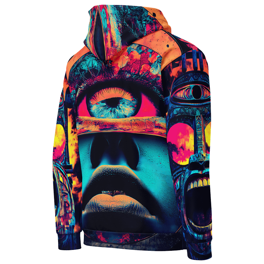 Trippy Micronova Unisex Hoodie product image (5)