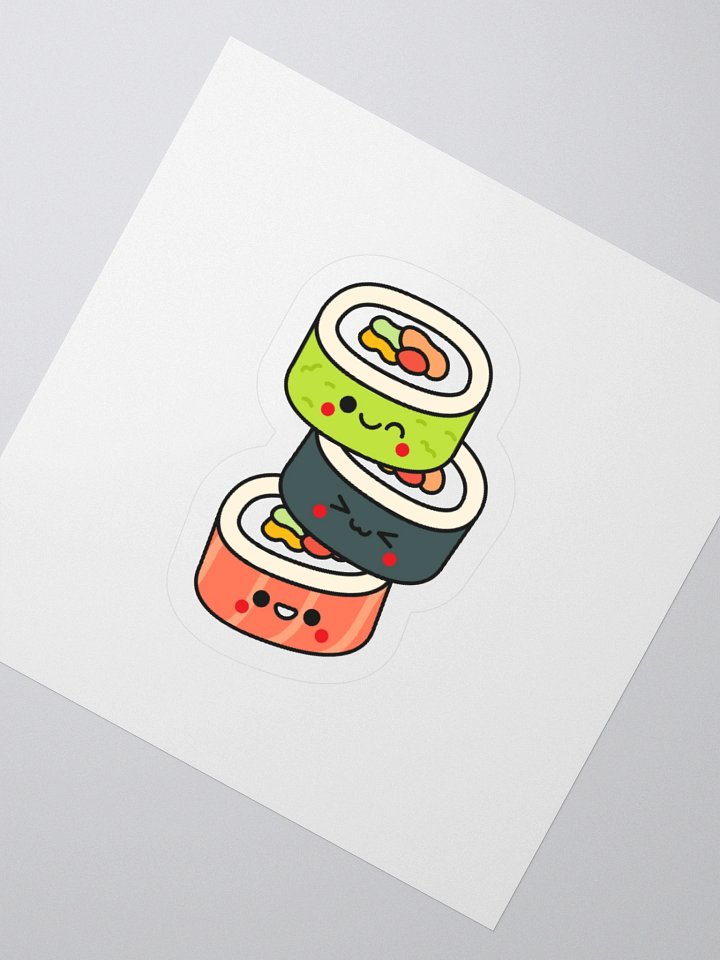 Kawaii Sushi Roll Sticker product image (5)