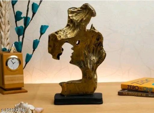 The Kissing Lover Statues Couple Art Resin Sculpture Romantic Ornament Figurine Home Decor Gifts for Office Living Room Decoration Valentines Gift Love Idol for Anniversary Wedding Birthday Gifts product image (3)