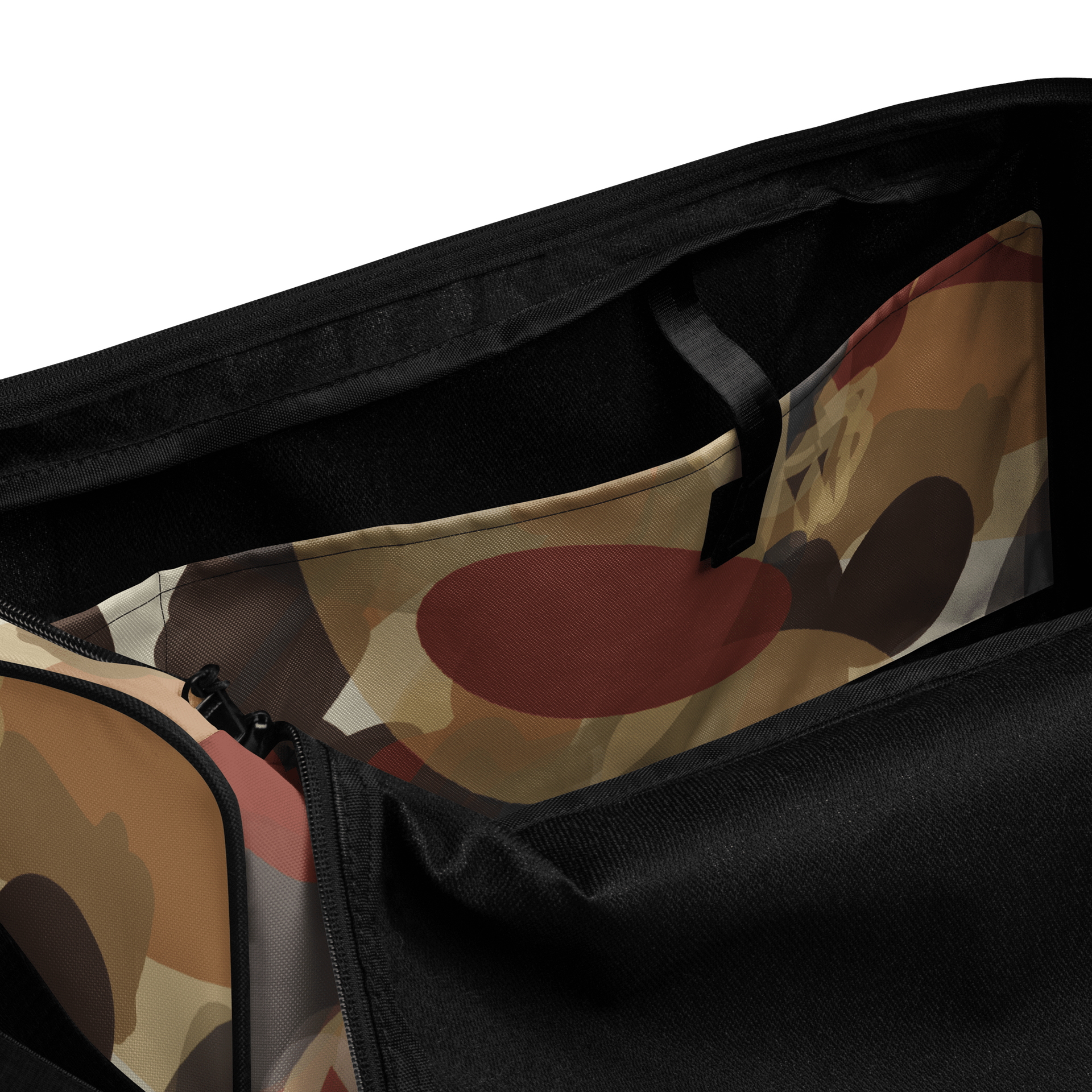 Vibrant Chaos All-Over Print Duffle Bag product image (6)