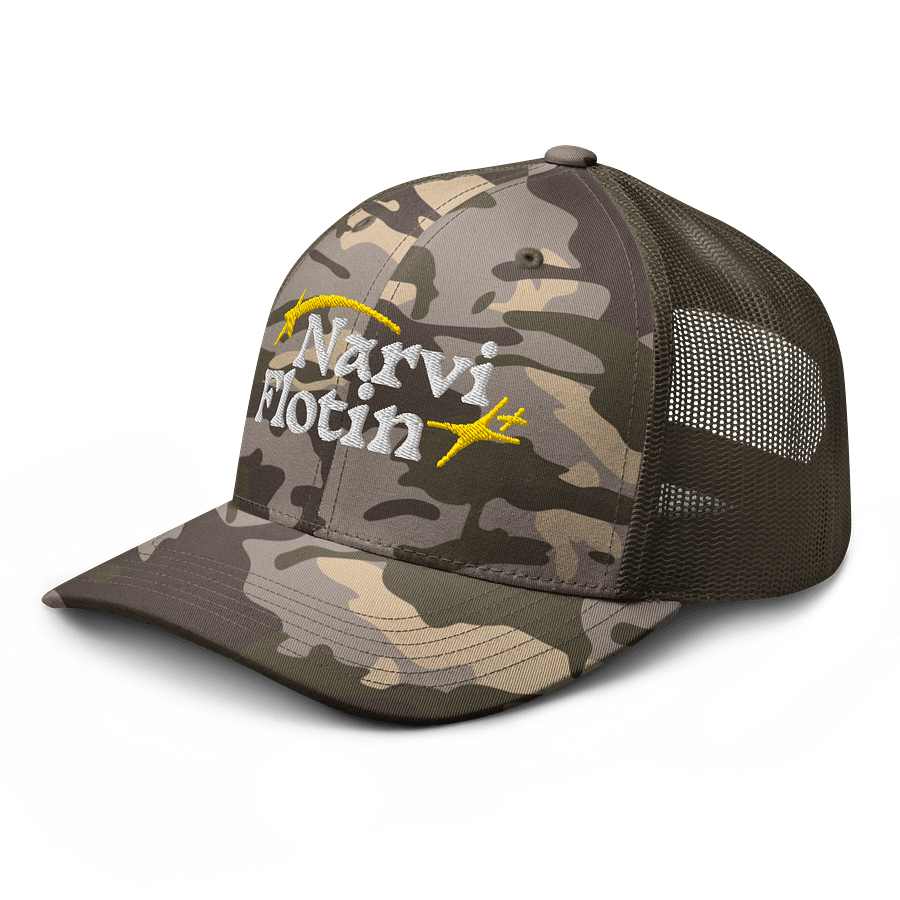 NARVI FLOTIN CAMO MESH TRUCKER HAT product image (4)
