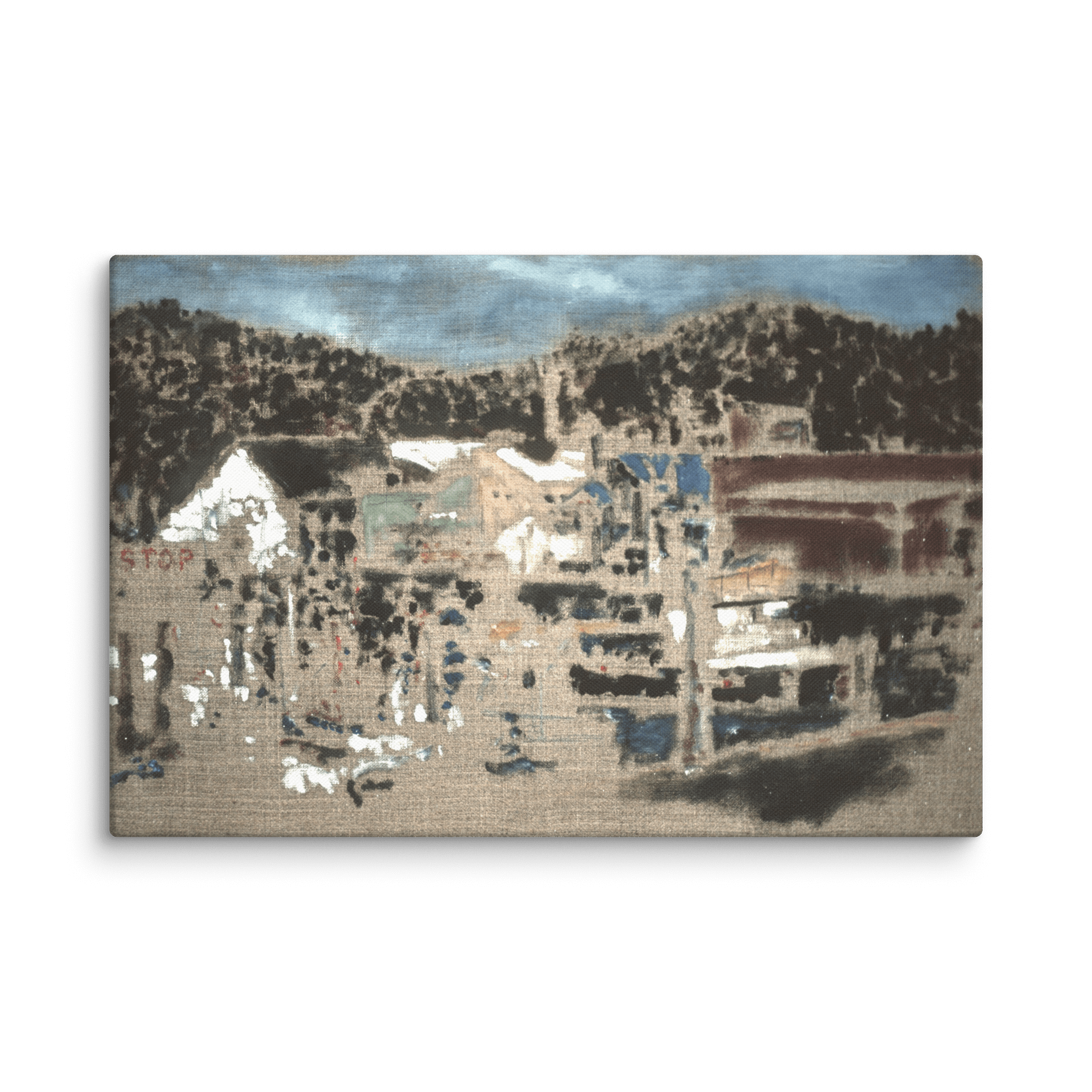 Garibaldi, OR (1988) on canvas ("16 x 24") product image (3)