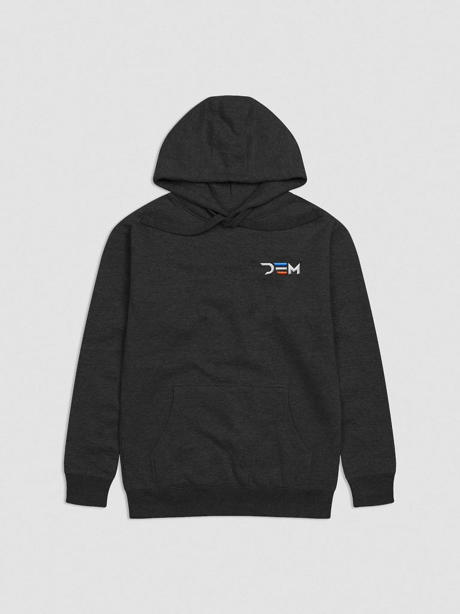 Dem Black Hoodie (Embroidered) product image (1)