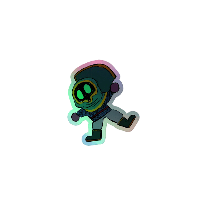 Yippee Creature Holographic Sticker product image (1)