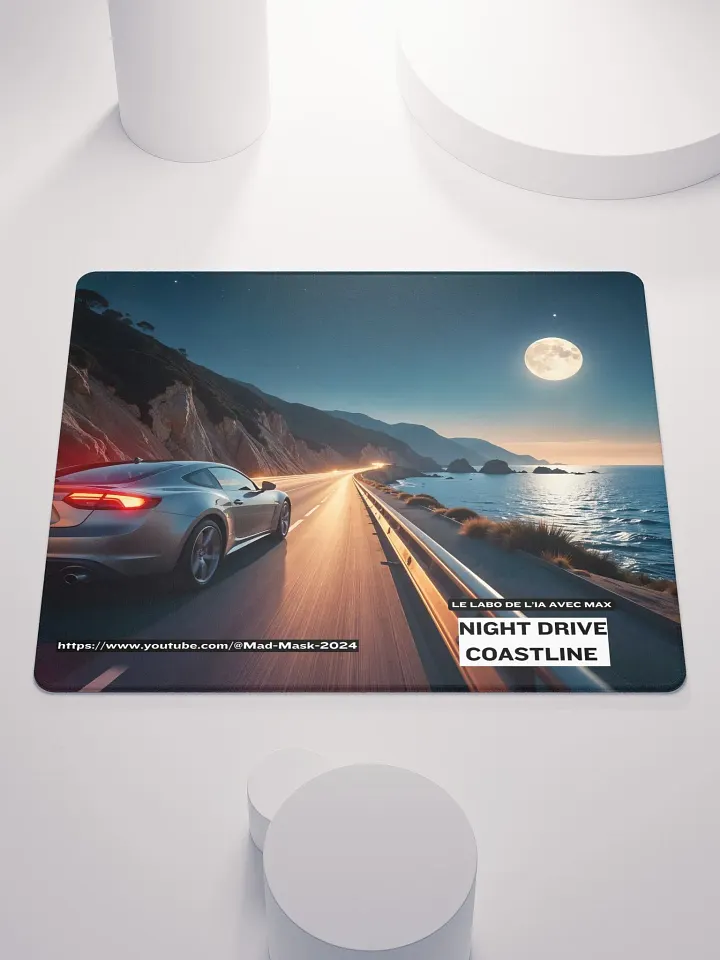 Mouse Pad Gaming Night Drive Coastline product image (1)